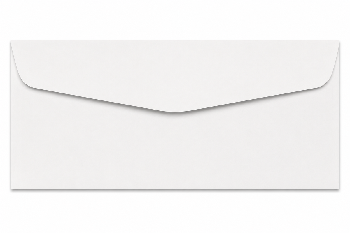 Mohawk® Via Vellum Envelope, Bright White, 70 lb. Text, #10, 4.125" x 9.5" Envelope, Box of 500