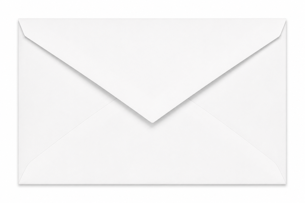 Strathmore® Premium Ultimate White Wove, 80 lb., #4-Bar (3.625" x 5.125") Square Flap Envelope, Box of 250 Sheets