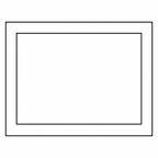 Cougar® Opaque Natural Smooth, 100 lb. Cover, #5-Bar Panel Cards, 4" x 5.25", Box of 250 Cards
