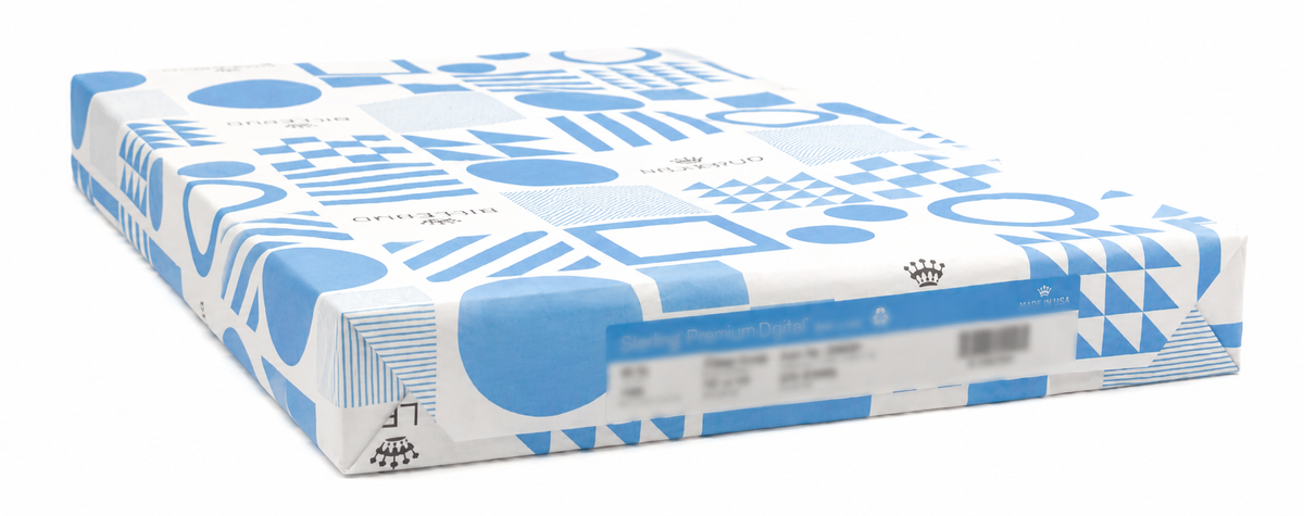 Billerud Sterling® Premium Digital Coated White Silk, 100 lb. Text, 12" x 18", Pack of 500 Sheets