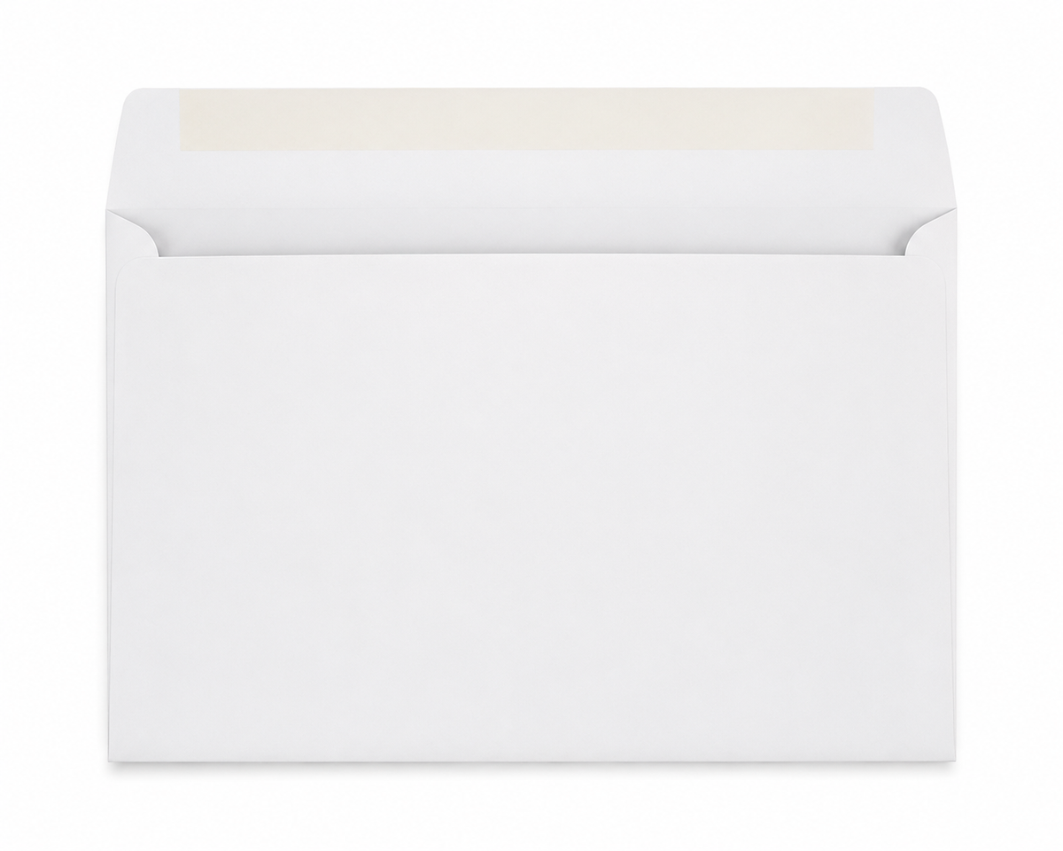 Cougar® Opaque White Vellum Envelope, 60 lb. Text, 9" x 12", Booklet Envelope, Box of 500