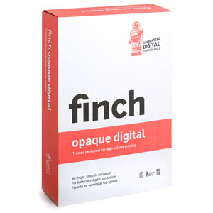 Finch® Opaque Digital Bright White Smooth 80 lb. Text 12" x 18", Carton of 1,000 Sheets