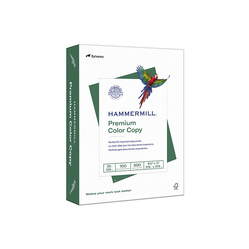 Hammermill® Color Copy Digital Photo White Smooth, 32 lb. Text, 12" x 18", Pack of 500 Sheets (HAM106127)