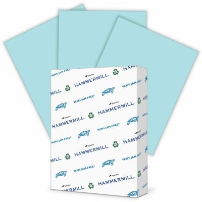 Hammermill® Colors Multipurpose Turquoise Smooth, 20 lb., 8.5" x 11", Pack of 500 Sheets (HAM103820)