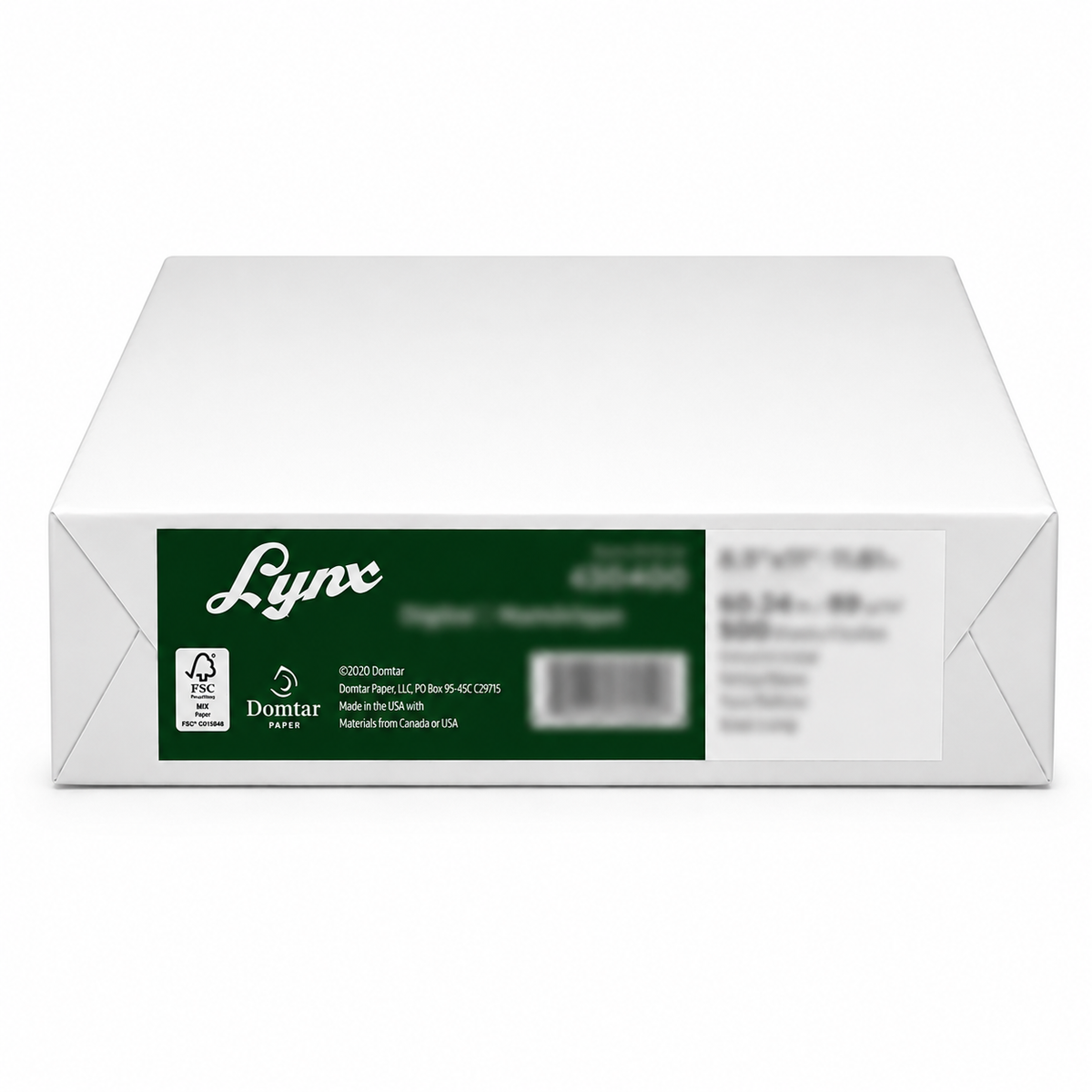 Lynx® Digital White Smooth 80 lb. Text 13" x 19", Case of 1,000 sheets