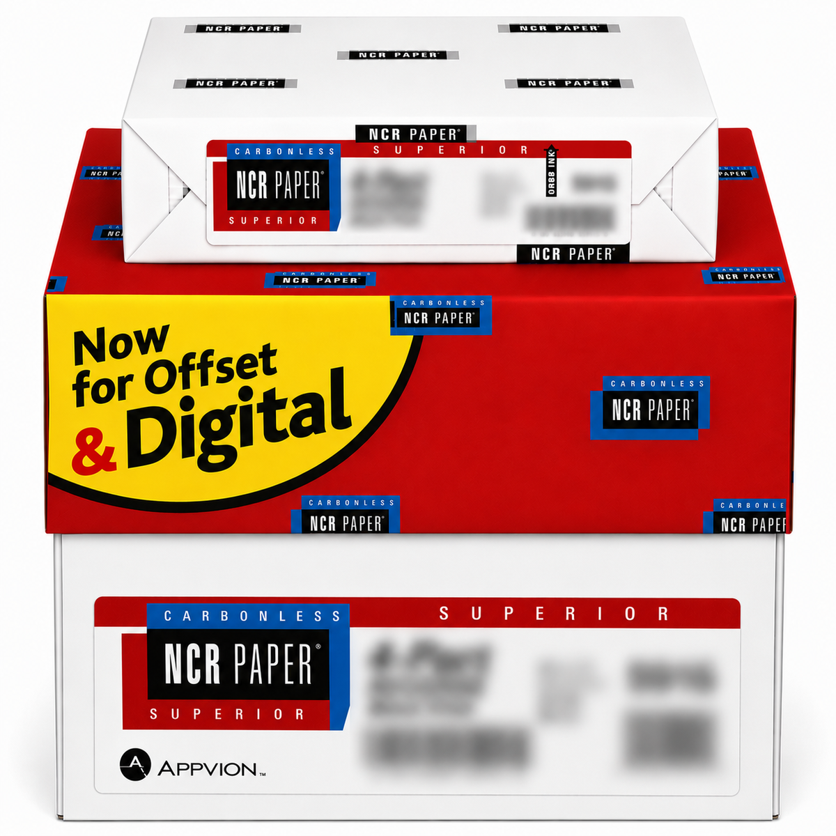 NCR® Superior Carbonless Paper, Precollated, 2-Part Straight, White / Canary Smooth, 8.5" x 11", Pack of 250 Sets (500 Sheets)